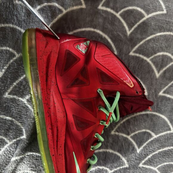 Nike LeBron 10 Christmas 2012 Red/Green OG Basketball Shoe Sz 10.5 main image 13